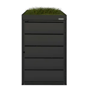 Metal Wheelie Bin Shed Flower Pot David 240-1