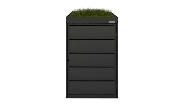 Metal Wheelie Bin Shed Flower Pot David 240-1