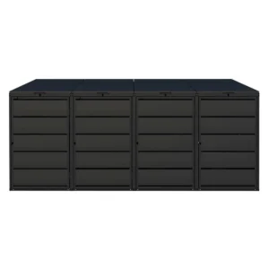 Metal Wheelie Bin Shed JULIA 240-4