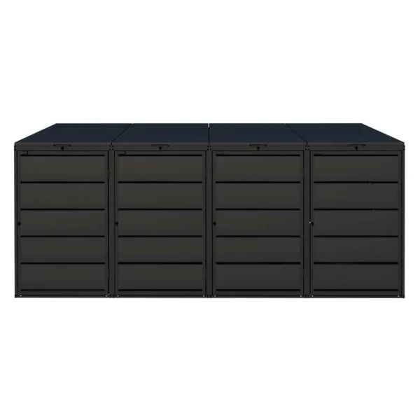 Metal Wheelie Bin Shed JULIA 240-4
