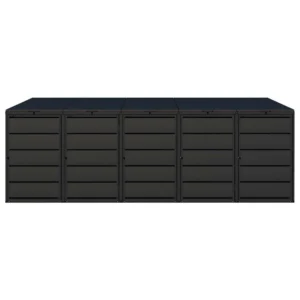 Metal Wheelie Bin Shed JULIA 240-5