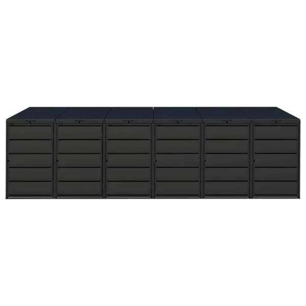 Metal Wheelie Bin Shed JULIA 240-6