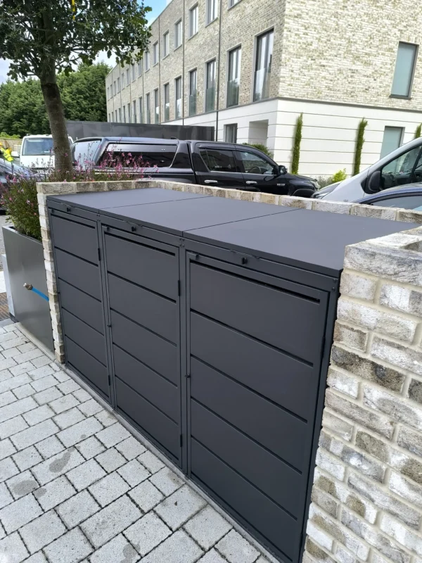 Metal Wheelie Bin Shed JULIA 240-3 - Image 18