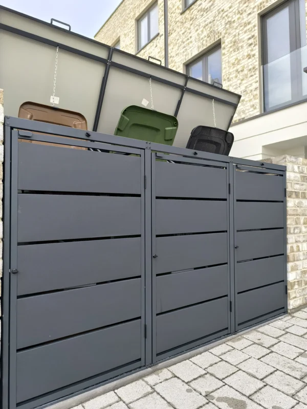 Metal Wheelie Bin Shed JULIA 240-3 - Image 12