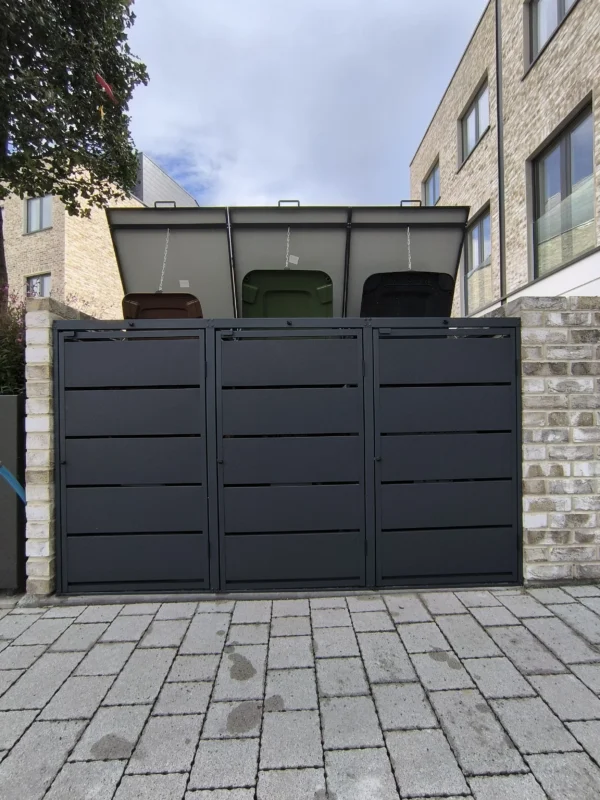 Metal Wheelie Bin Shed JULIA 240-3 - Image 13