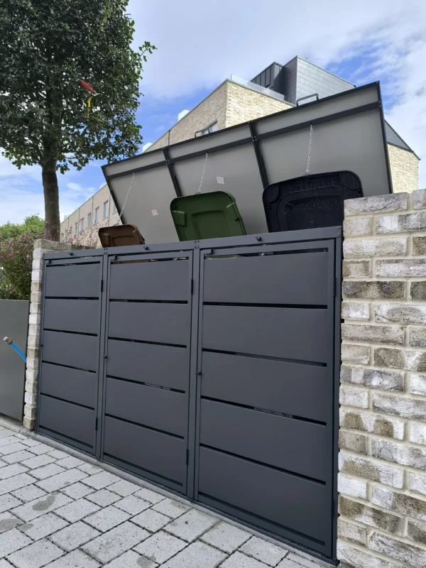 Metal Wheelie Bin Shed JULIA 240-3 - Image 15