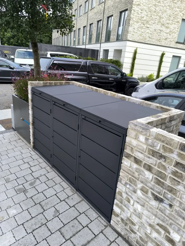 Metal Wheelie Bin Shed JULIA 240-3 - Image 17
