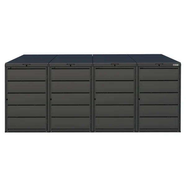Metal Wheelie Bin Shed JULIA 240-4