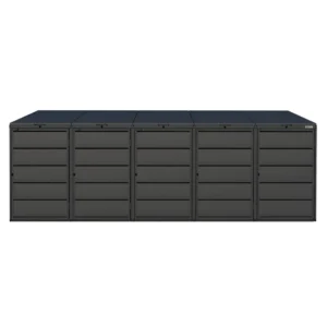 Metal Wheelie Bin Shed JULIA 240-5