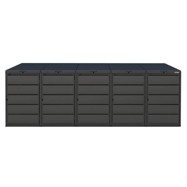 Metal Wheelie Bin Shed JULIA 240-5
