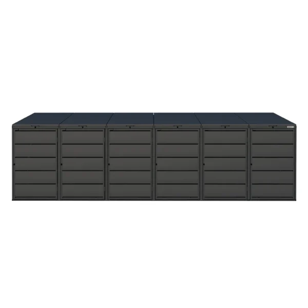 Metal Wheelie Bin Shed JULIA 240-6