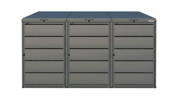 Metal Wheelie Bin Shed JULIA 240-3