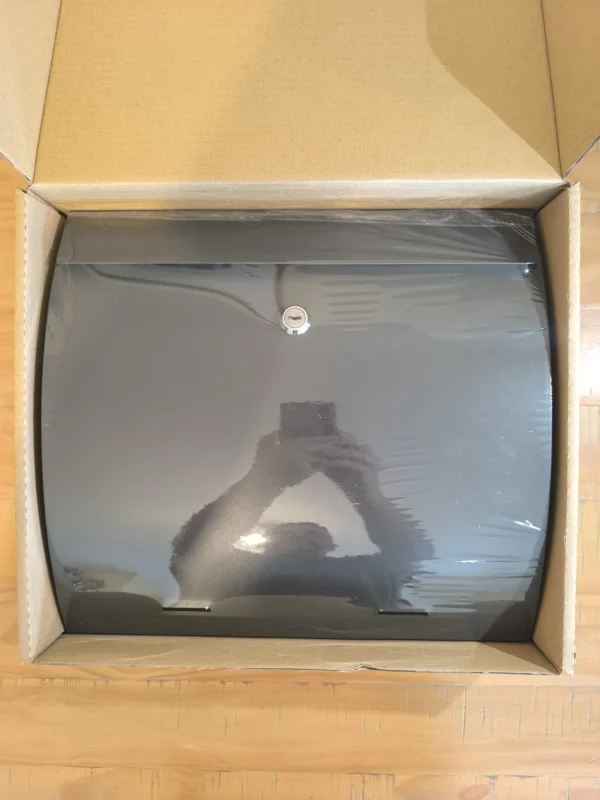 Post box "Alec" Umbra Grey RAL7022 - Image 3