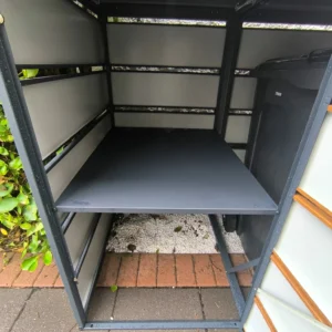 Bin Cover Shelf